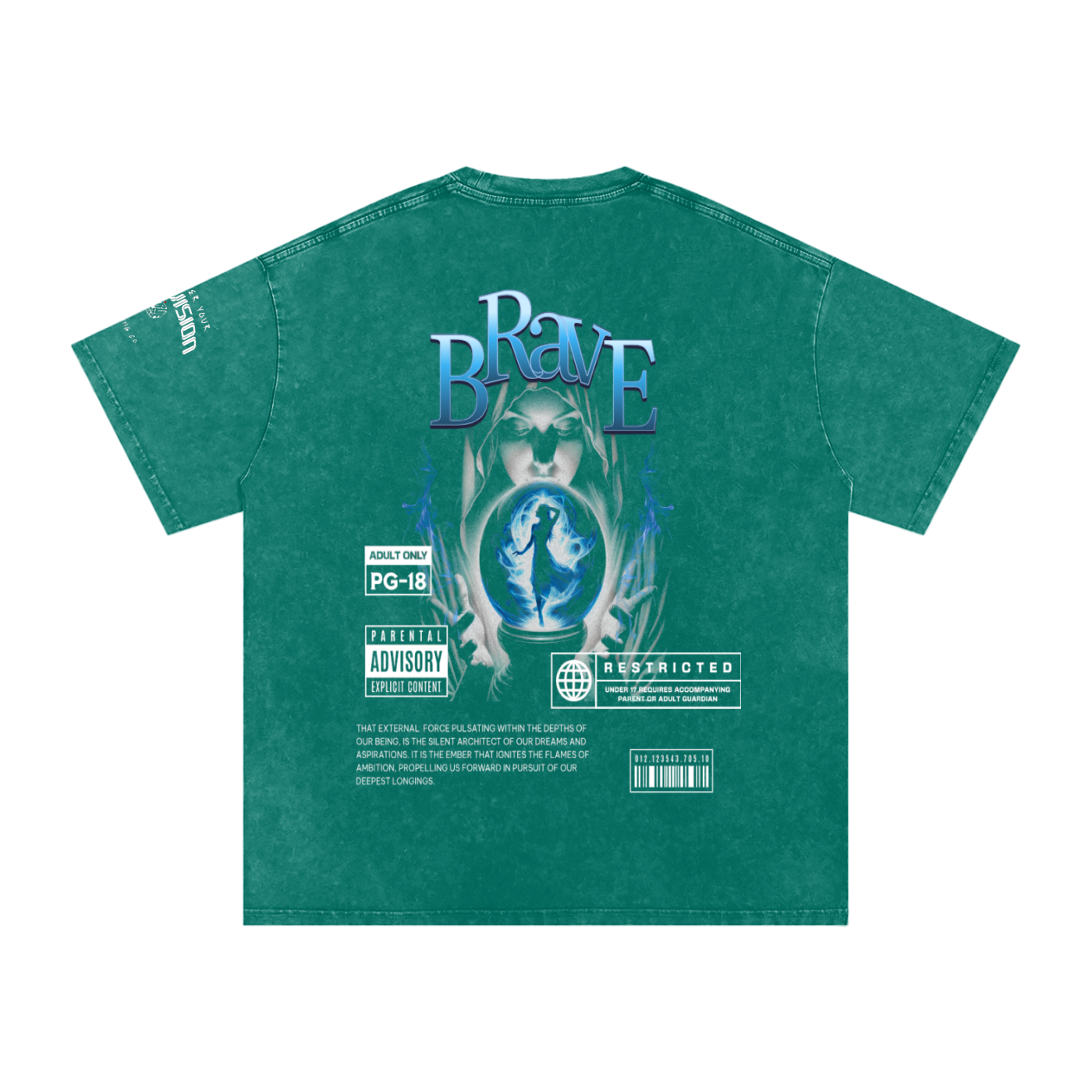 "Brave" TrueVision Collab Vintage Tee