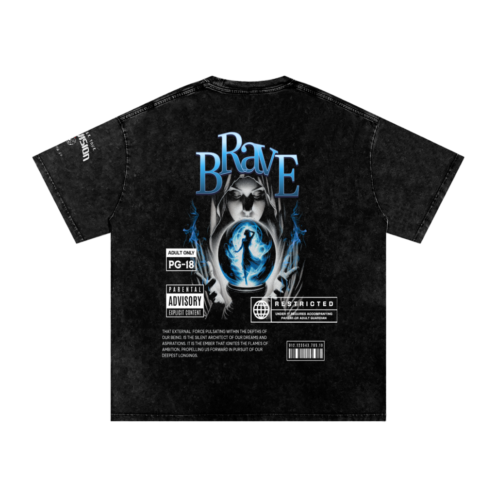 "Brave" TrueVision Collab Vintage Tee