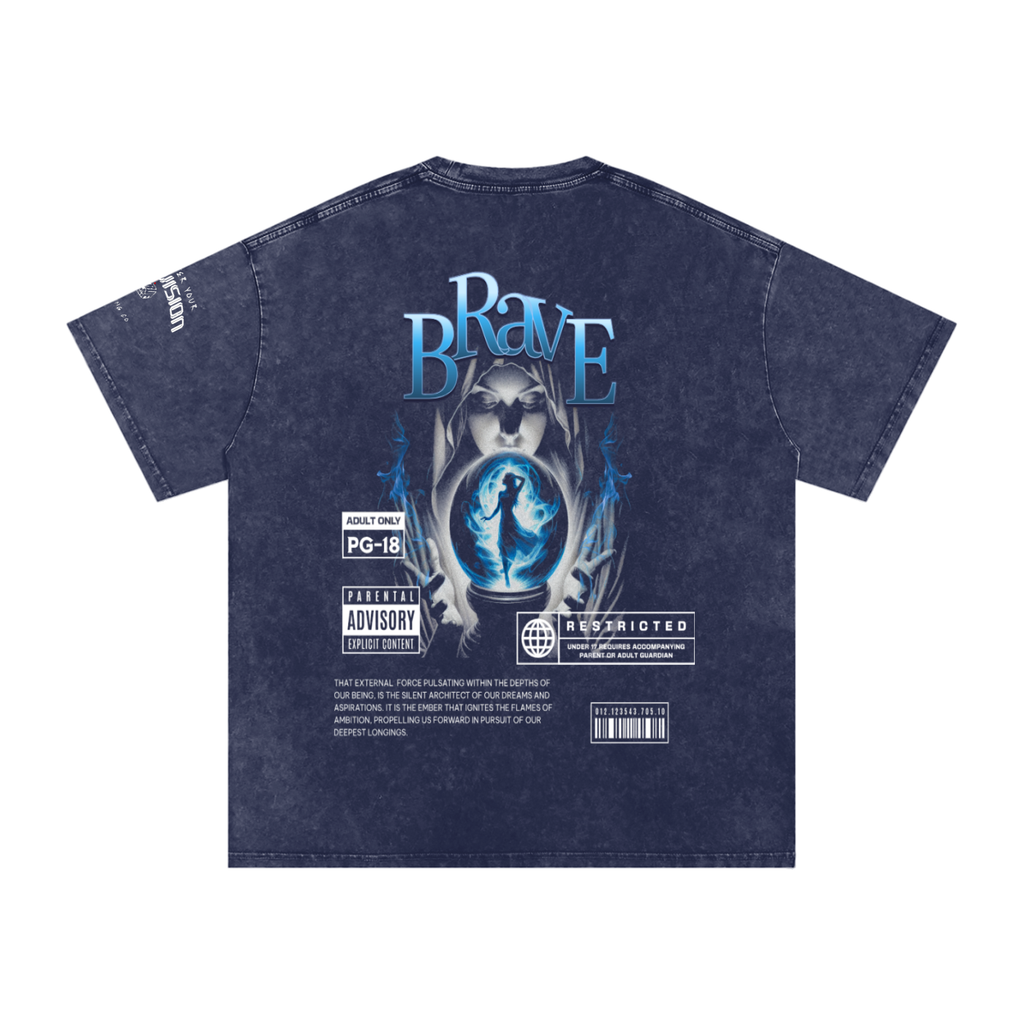 "Brave" TrueVision Collab Vintage Tee