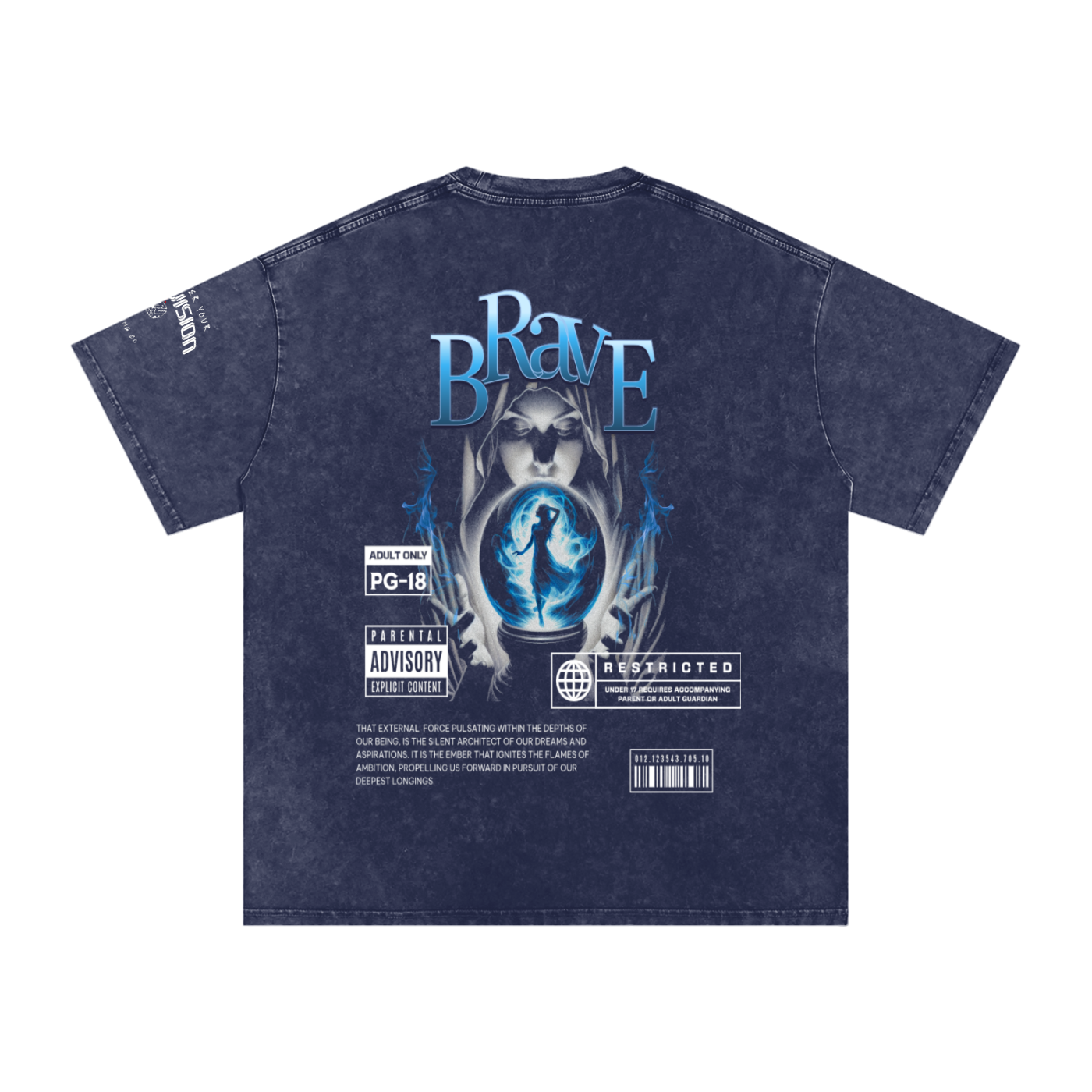 "Brave" TrueVision Collab Vintage Tee