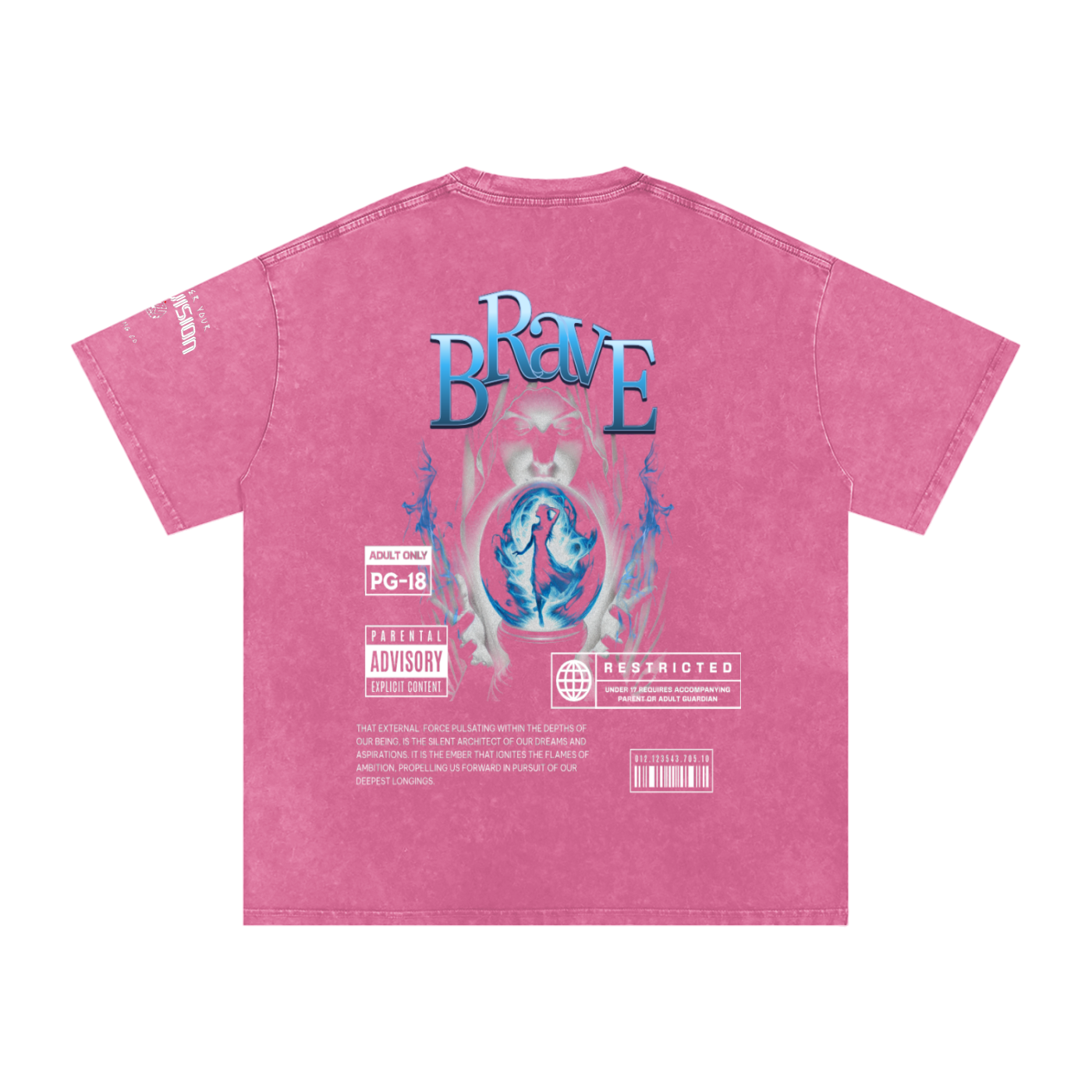 "Brave" TrueVision Collab Vintage Tee