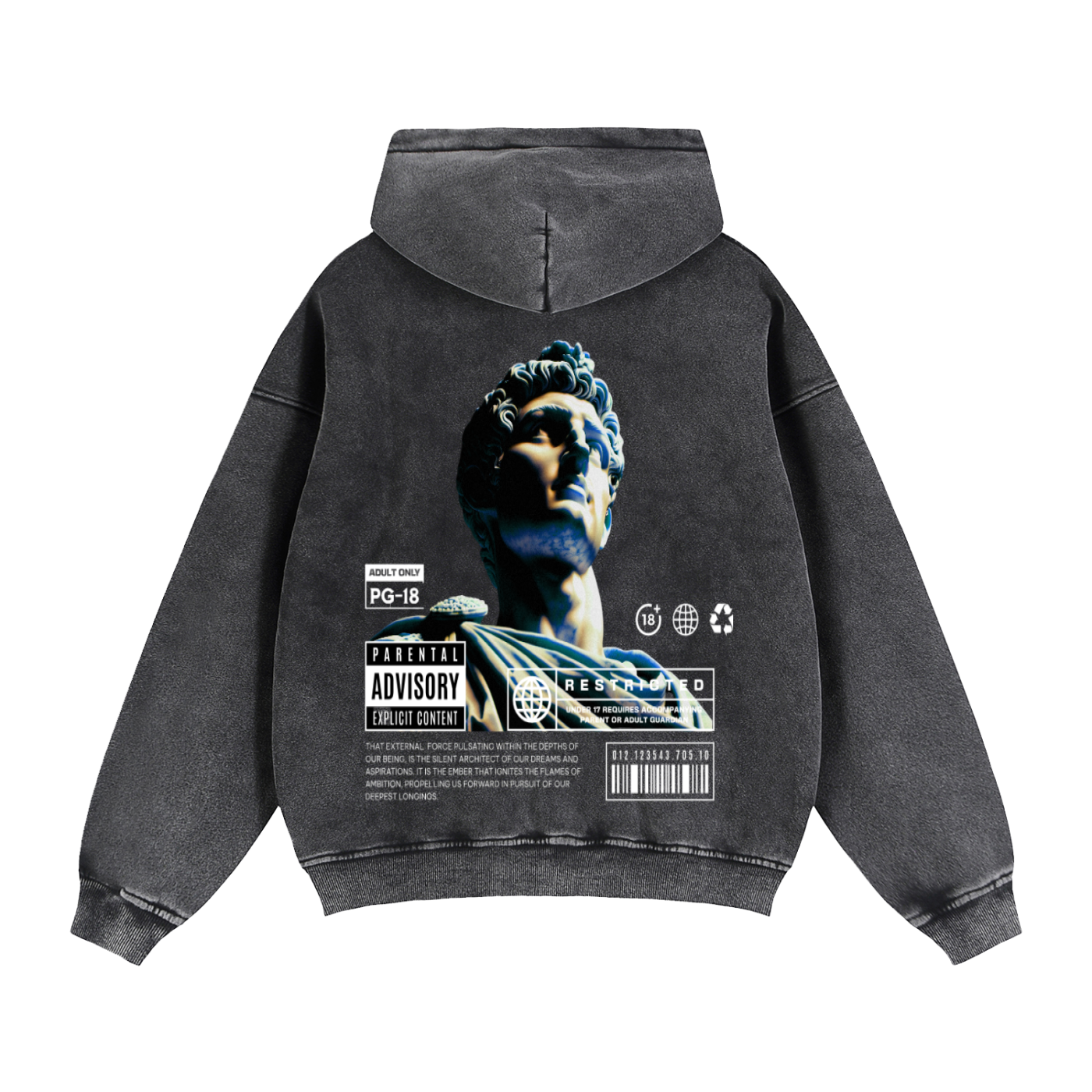 "Greek God" Zip Up Jacket