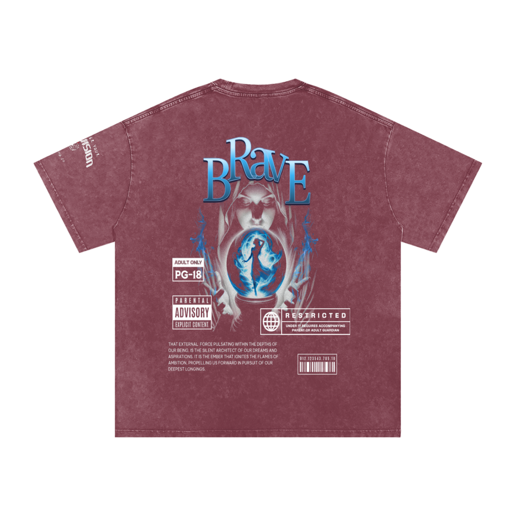 "Brave" TrueVision Collab Vintage Tee