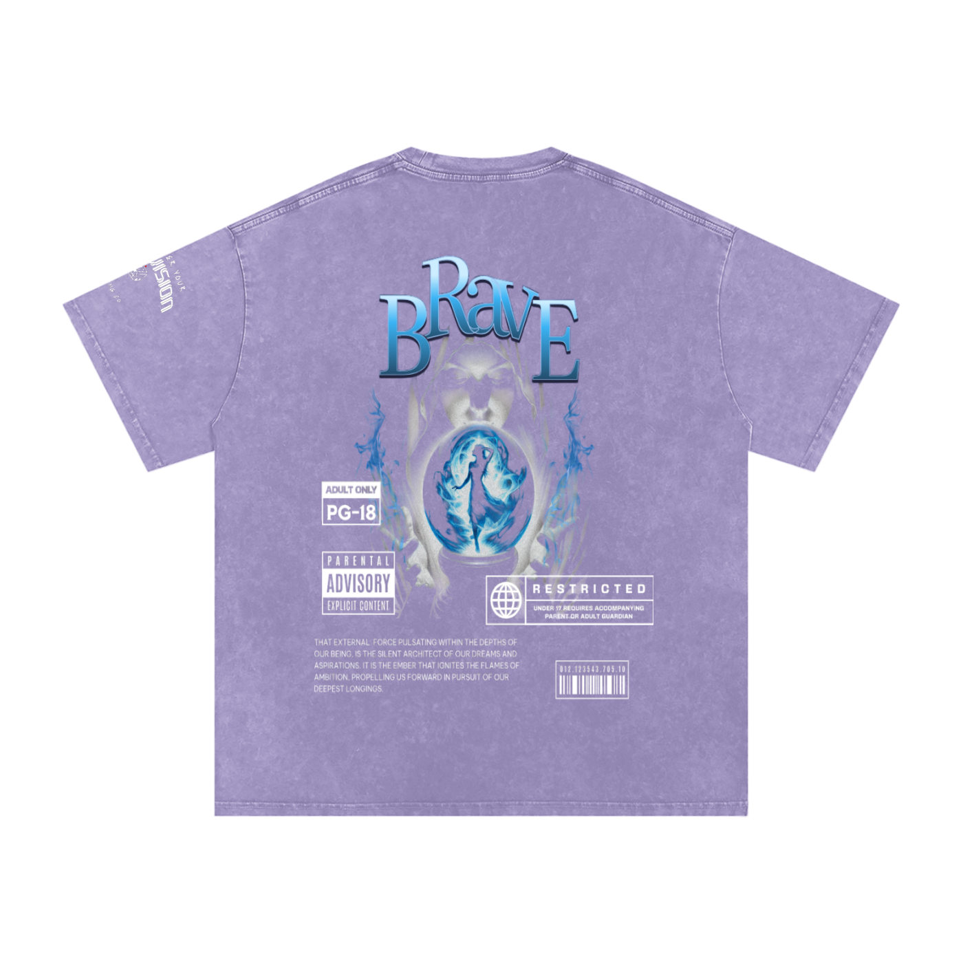 "Brave" TrueVision Collab Vintage Tee
