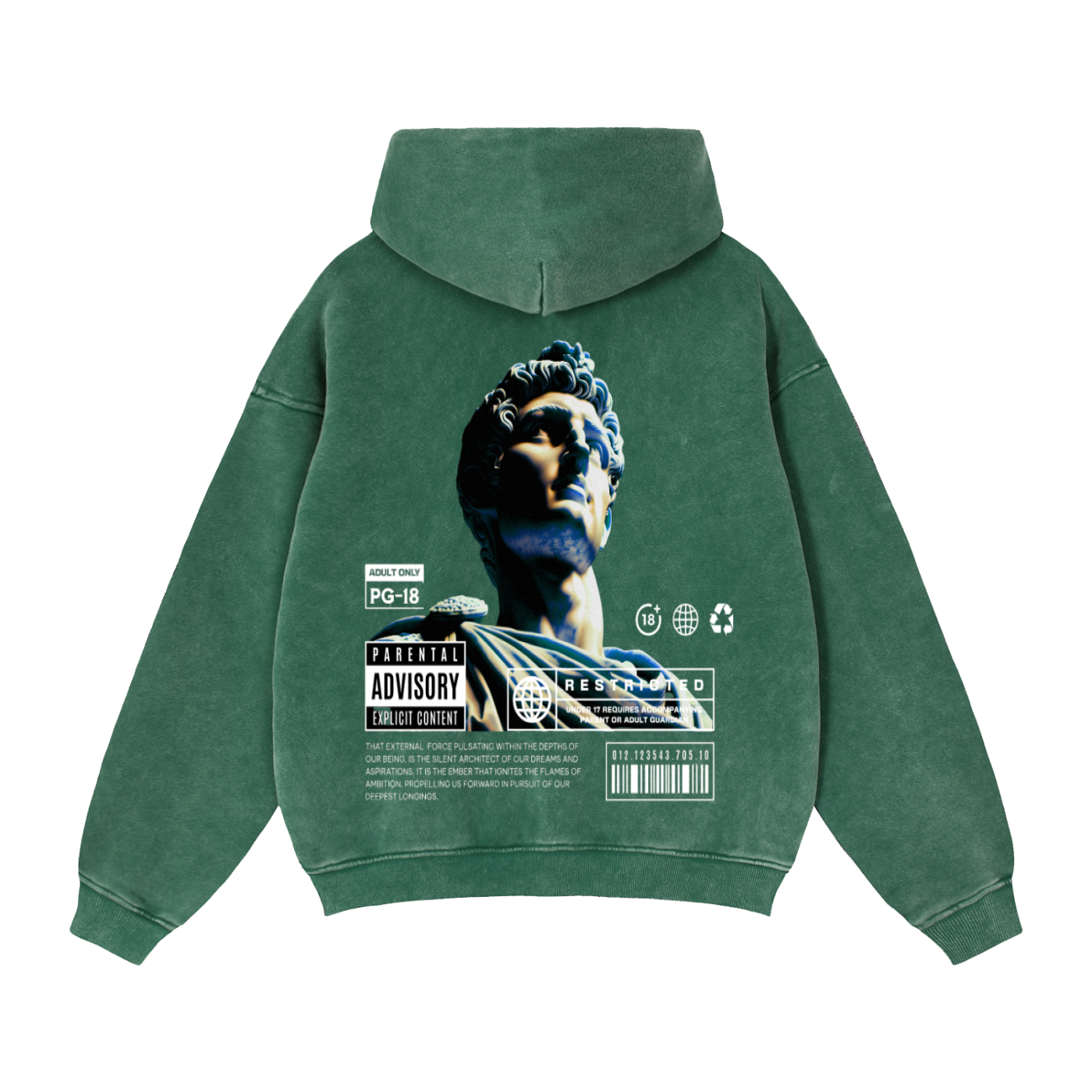 "Greek God" Zip Up Jacket